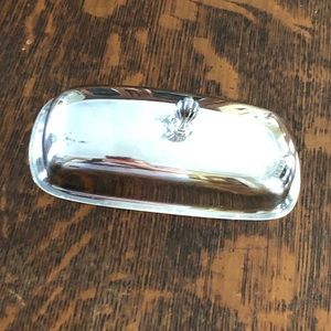 Silver butter dish lid